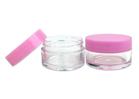 Prova resistente química do escapamento do frasco de creme cosmético pequeno transparente