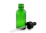 Embalagem conveniente vazia das garrafas de óleo essencial do conta-gotas de vidro preto