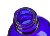 O cosmético plástico azul engarrafa recipientes plásticos da loção da embalagem cosmética
