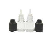 Cor e tamanhos personalizados do conta-gotas do aperto da forma garrafas plásticas quadradas