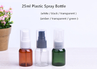 material plástico do ANIMAL DE ESTIMAÇÃO cosmético feito sob encomenda pequeno dos recipientes do pulverizador 25ml para o perfume