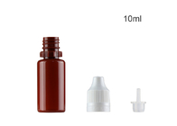 A garrafa de óleo plástica do fumo, 10ml esvazia cores personalizadas garrafa do animal de estimação com tampão