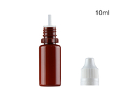 A garrafa de óleo plástica do fumo, 10ml esvazia cores personalizadas garrafa do animal de estimação com tampão