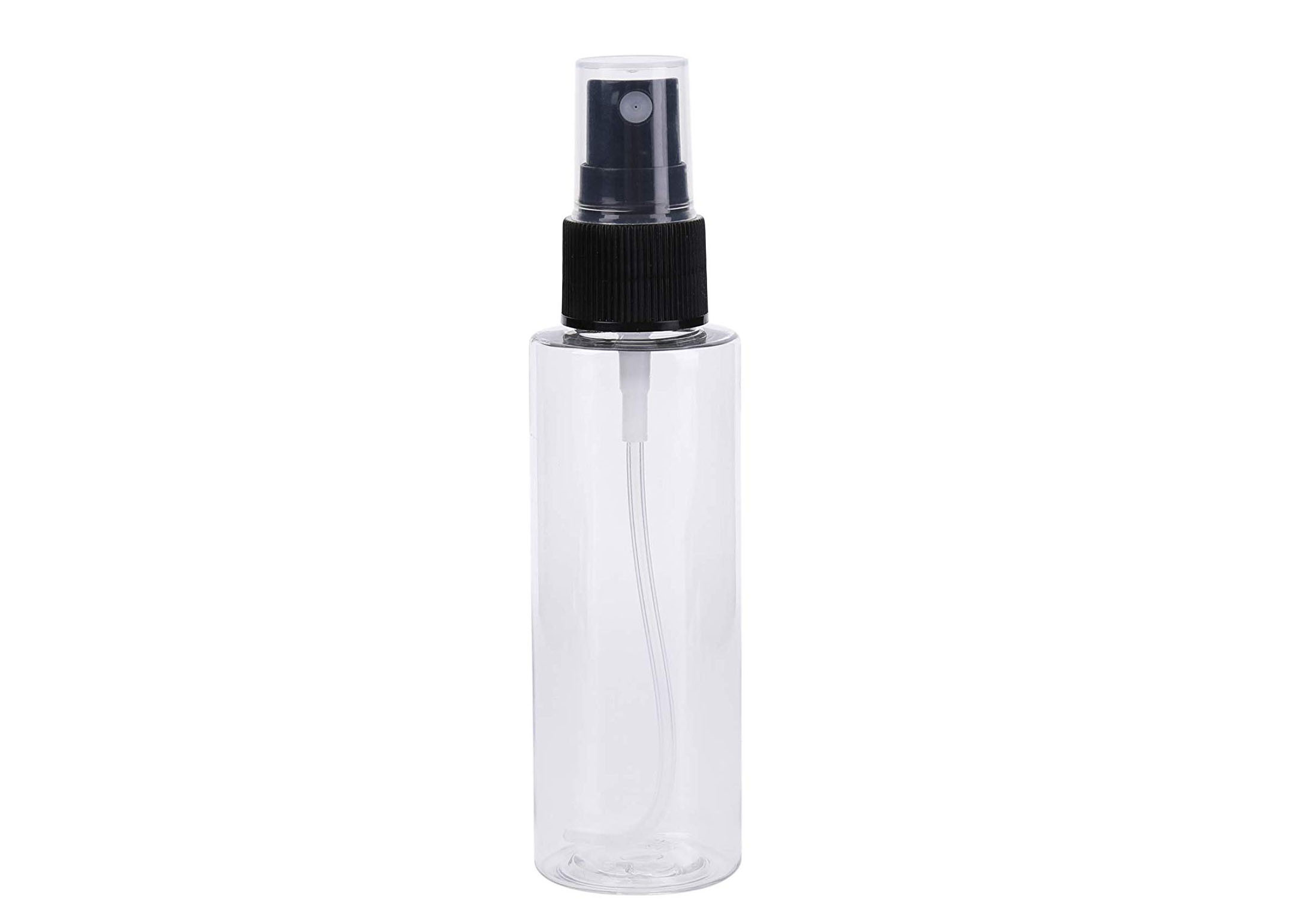 O pulverizador cosmético claro engarrafa a garrafa transparente do pulverizador do tamanho pequeno