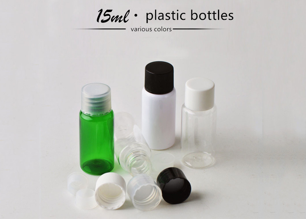 O cosmético plástico da forma lisa redonda vazia engarrafa o ANIMAL DE ESTIMAÇÃO PP material para produtos dos cuidados pessoais