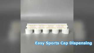 Tampa esportiva de 28 mm para fácil distribuição