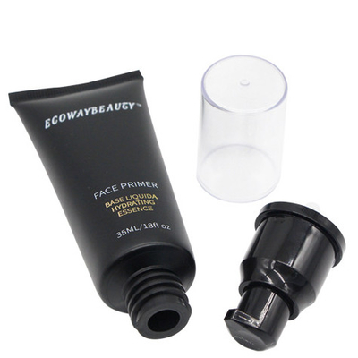 creme cosmético da lavagem de Flip Top Cap For Face do tubo do tampão oval da torção 150G
