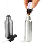A loção perfuma a garrafa de alumínio recarregável 30ml 50ml 100ml 120ml 150ml do pulverizador
