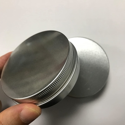 Frasco de alumínio vazio personalizado com tampa 20g 30g 50g 60g 80g 100g 150g 200g do parafuso