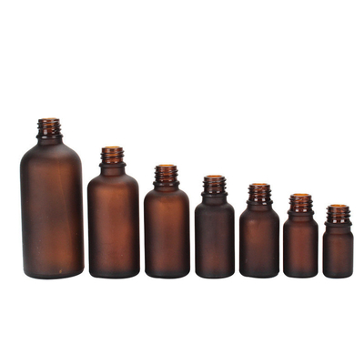 Garrafas de óleo essencial de vidro com etiqueta impressa / autocolante / em relevo 20g / 30g / 50g peso