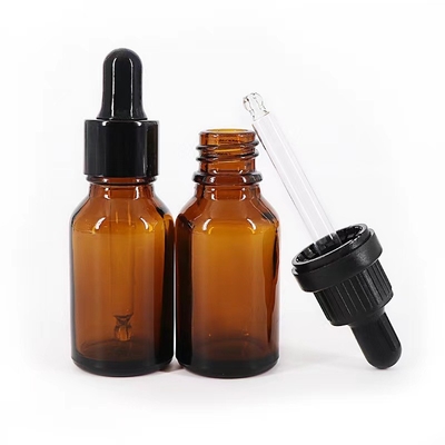 Garrafas de óleo essencial de vidro com etiqueta impressa / autocolante / em relevo 20g / 30g / 50g peso