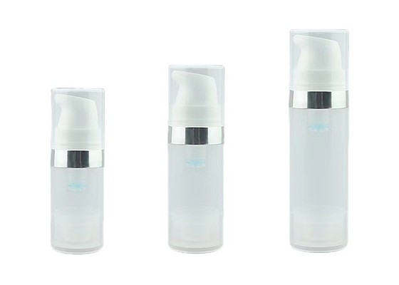 luxo leve 50ml 80ml botão de bomba sem ar cosmético giratório substituível para creme e cuidados com a pele