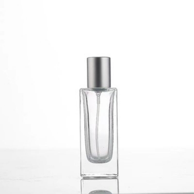 Botão de spray de vidro de perfume Modelo de cor personalizável com embalagem e serigrafia