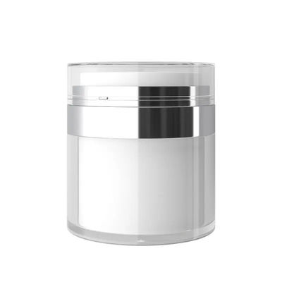 15ML 30ML 50ML 100ML Press Airless Cream Jar with Removable Inner Liner & Refillable Cartridge