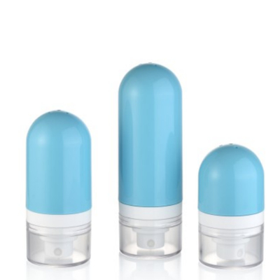 30 ml de garrafa de plástico de 50 ml, de cabeça para baixo, sem ar, com bomba de vácuo, feita de material AS