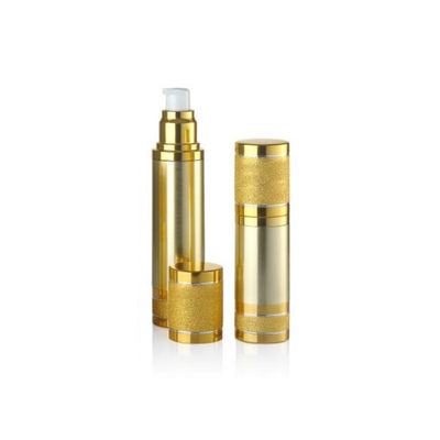 Frasco Bomba Airless de Alumínio Anodizado de Luxo, Frasco Cosmético Vazio a Vácuo, Recipiente Premium para Sérum de Skincare, Múltiplas Capacidades