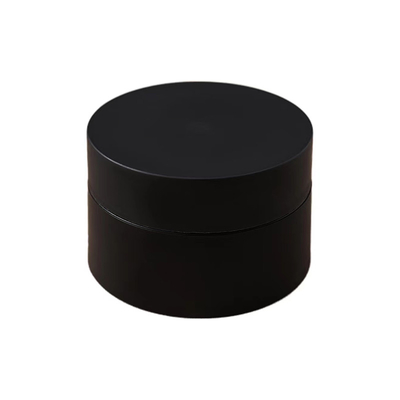 30 ml 50 ml 100 ml Ambar Preto Pp Vidro de Creme Cosmético de Plástico Com Cobertura Branca Preta
