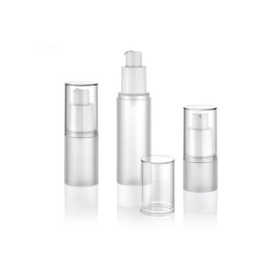 15 ml 30 ml 50 ml de plástico de bomba sem ar de vácuo frasco cosmético à prova de vazamento controlado distribuição de creme de loção embalagem