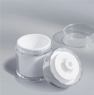 15G 30G 50G 100G Jar de plástico sem ar com bomba de vácuo Tipo de vedação de bomba sem ar Volume 15ML 30ML 50ML 100ML
