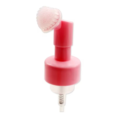 Produtos de cuidados pessoais 43 mm bomba de espuma de silicone em forma de coração rosa com opção de encomenda personalizada