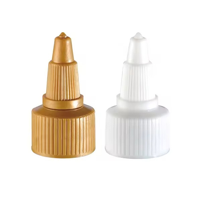 24mm 28mm Cap plástico Branco Cores de plástico Flip Turret Cap PP Cap