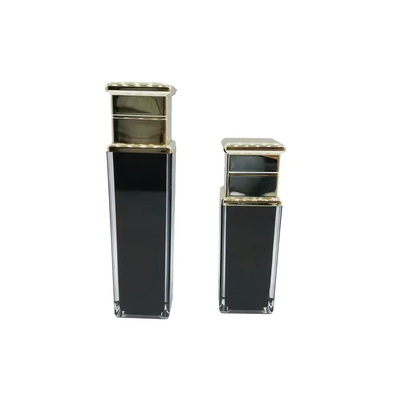 Customizable Luxury Transparent Acrylic Cosmetic Bottles For Skin Care In Various Capacities