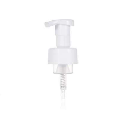 43 mm de limpeza facial bomba de espuma distribuidor de plástico branco PP loção bomba para garrafa
