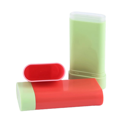 Amostra fornecida gratuitamente protetor solar e creme corporal rotativo garrafas de plástico retráteis com impressão de tela de arte Lgo