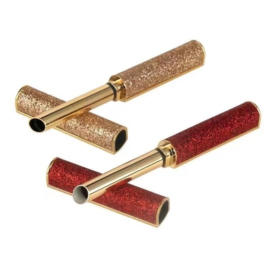 Blush de alto brilho 5 ml Tubos de plástico cilíndricos de capacidade com cabeça de escova