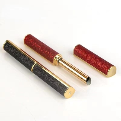 Blush de alto brilho 5 ml Tubos de plástico cilíndricos de capacidade com cabeça de escova