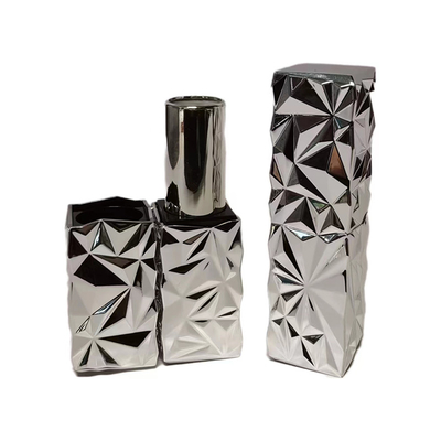 3.5ml Tubos de bálsamo labial Tubos de brilho labial Batom Exterior Negro Interior Tubos de prata Recarregável Portador para recipientes