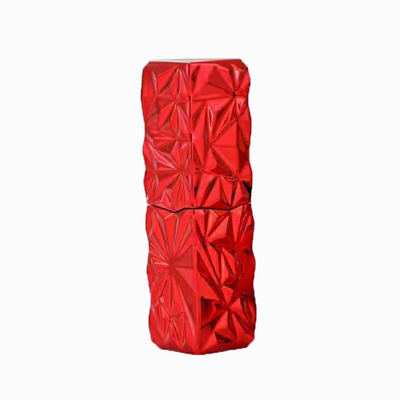 Lápis de lábio Exterior Negro Interior Tubos de prata Recheáveis Tubos de bálsamo labial Tubos de tubo de brilho labial Para recipientes