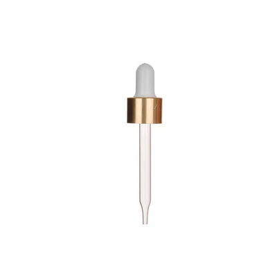 18mm 20mm 24mm Alumínio fecho de vidro gotejadora para garrafa de óleo essencial