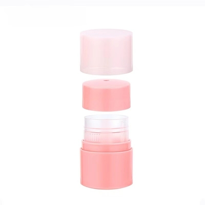 Customizado 15g Rotate Lip Gloss Stick Lip Mask Lip Balm Bottle Plastic Blush Stick Solid Balm Deodorant Tube Makeup Container