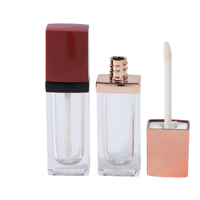 Tubo de batom de boca de 3G com fecho de parafuso de vedação de borracha Tubo plástico de bálsamo labial para recipiente cosmético