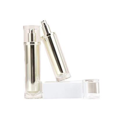 Conjunto de garrafa de creme para cosméticos de 100 ml de bomba acrílica sem ar