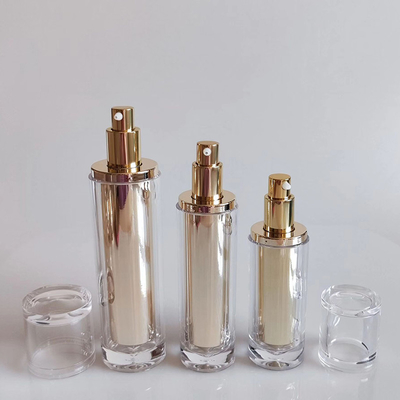 Garrafa redonda com cone roxo Conjunto de embalagem cosmética Jar cosmético