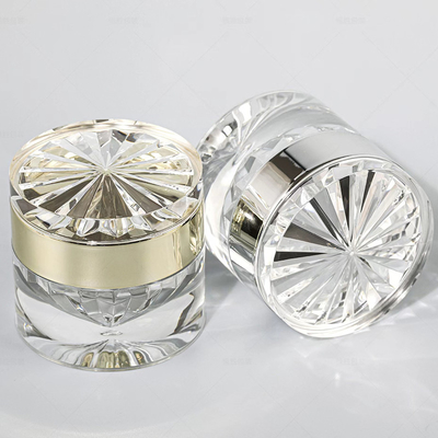 30 ml 50 ml 100 ml Rosa de Ouro Acrílico Embalagem Cosmética Garrafas Creme Jar