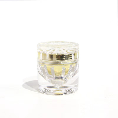 Frasco de creme acrílico em forma de diamante garrafa de plástico tampa de parafuso garrafa de creme para os olhos