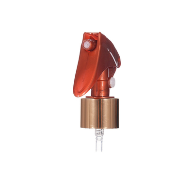 28/410 24/410 ouro alumínio mini disparador pulverizador preto e branco cabeça de plástico transparente pulsar botão gatilho