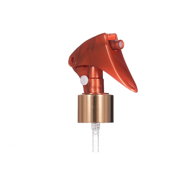 28/410 24/410 ouro alumínio mini disparador pulverizador preto e branco cabeça de plástico transparente pulsar botão gatilho