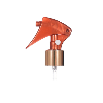 28/410 24/410 ouro alumínio mini disparador pulverizador preto e branco cabeça de plástico transparente pulsar botão gatilho