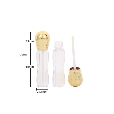 Comércio a retalho Custom 3.5G tubo de batom vazio com fecho de parafuso de vedação de borracha tubo de plástico de bálsamo labial para embalagem de recipientes cosméticos