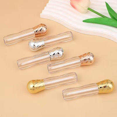 Comércio a retalho Custom 3.5G tubo de batom vazio com fecho de parafuso de vedação de borracha tubo de plástico de bálsamo labial para embalagem de recipientes cosméticos