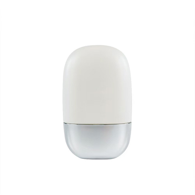 50g Oval Luxury Pink Creme Applicator Creme Frascos de protetor solar com tampa de ouro