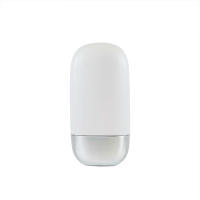 50g Oval Luxury Pink Creme Applicator Creme Frascos de protetor solar com tampa de ouro