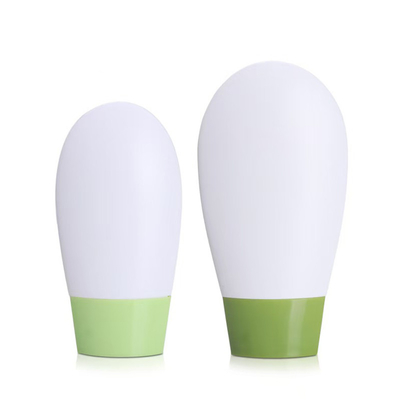 Tubo de protetor solar de plástico plano Embalagem Garrafa de creme para cuidados com a pele