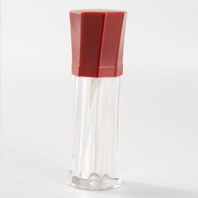 Tubo de batom de plástico de 5 ml de capacidade com diamantes acoplados, fácil de transportar e cor final