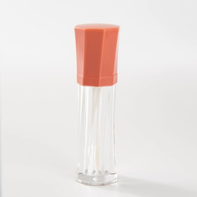 Tubo de batom de plástico de 5 ml de capacidade com diamantes acoplados, fácil de transportar e cor final