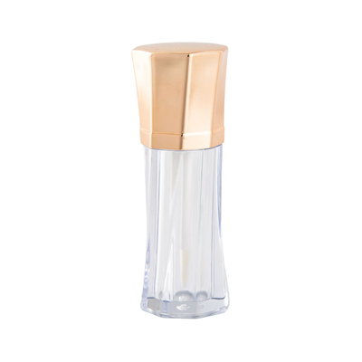 Tubo de batom de plástico de 5 ml de capacidade com diamantes acoplados, fácil de transportar e cor final
